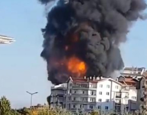 شاهد: حريق ضخم بمركز لعلم الفلك في تركيا