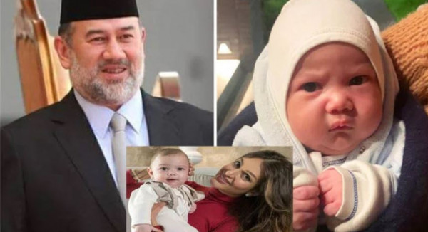 ملك ماليزيا السابق يُعلق على صور نشرتها طليقته لطفلها
