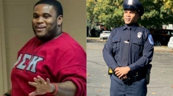 يخسر 80 كيلو من وزنه ليصبح شرطياً