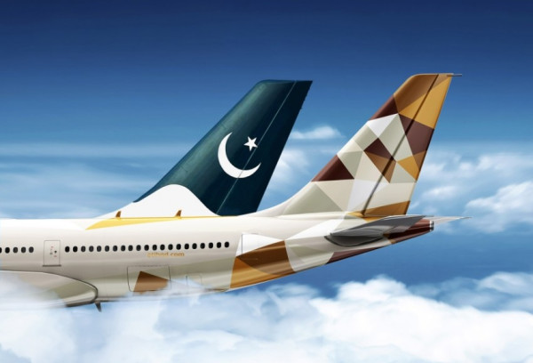 الاتحاد للطيران في شراكة بالرمز مع الخطوط الجوية الدولية الباكستانية