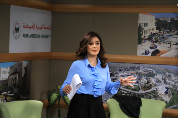 الجامعة العربية الأمريكية تستضيف الإعلامية في قناة الجزيرة سلمى الجمل