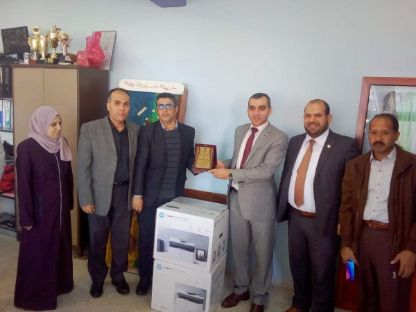 البنك الإسلامي الفلسطيني يدعم مدرسة رابا الأساسية