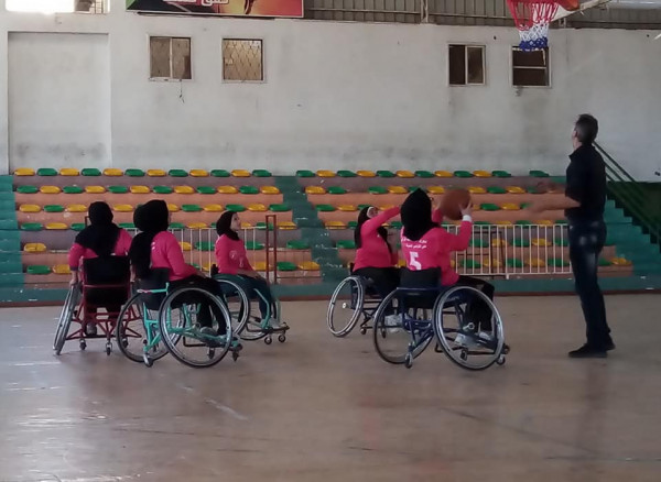 السلام لذوي الإعاقة يحسم قمة الدوري لكرة السلة للفتيات  2019