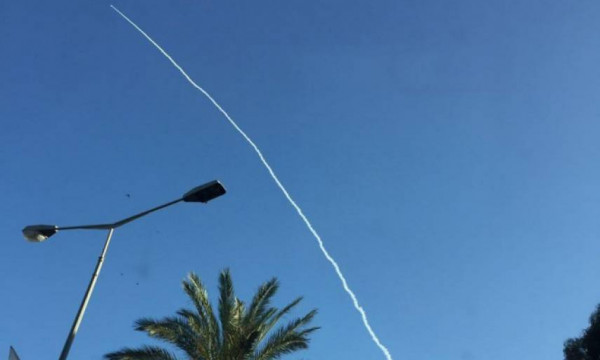 شاهد: إجراء تجربة إطلاق صاروخية في إسرائيل