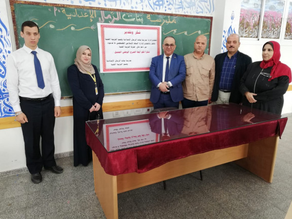 الإسلامي الفلسطيني يدعم مدرسة الرمال الإعدادية في غزة