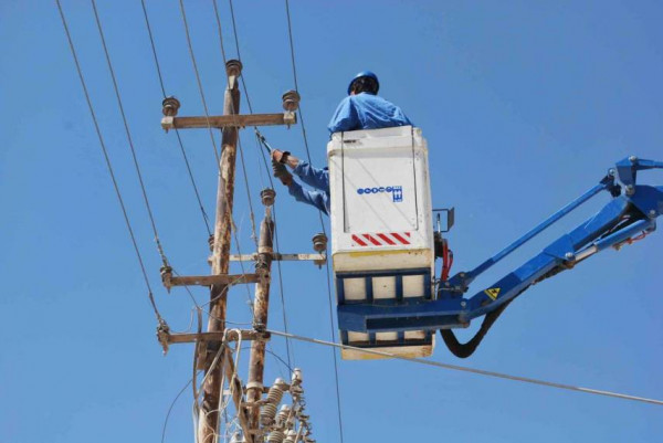 شركة كهرباء محافظة القدس تنشر جدولاً بمناطق قطع التيار الكهربائي