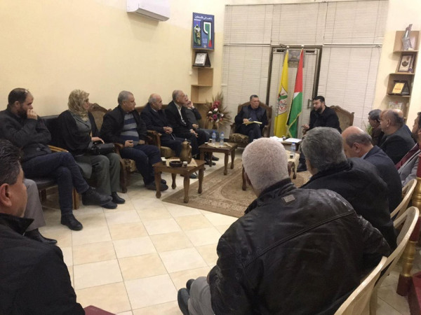 حركة فتح تواصل استعداداتها لإحياء ذكرى إنطلاقة الثورة الفلسطينية الـ55