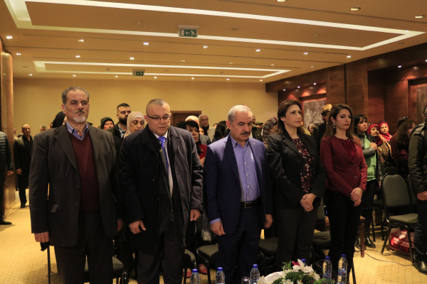 اشتية وأبو سيف يطلقان "مؤتمر فلسطين الكنعانية"