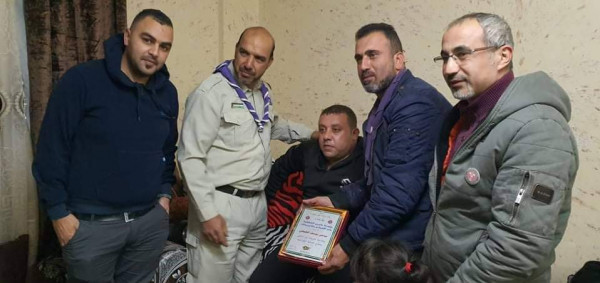 مجلس قيادة مجموعة عائدون الكشفية يهنئ سامي الطيطي بالسلامة