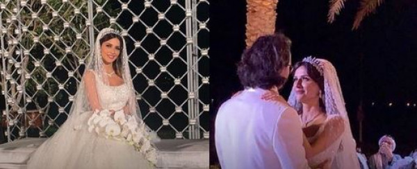 زفاف الإعلامية السعودية سها نويلاتي.. وفستانها يسحر العيون بروعة تصميمه