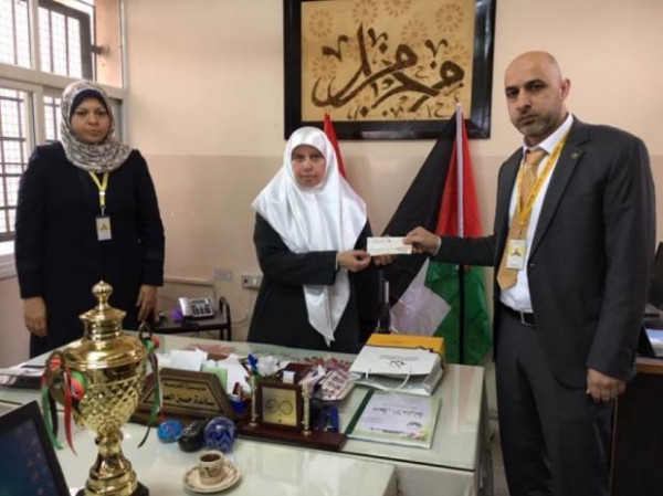 الإسلامي الفلسطيني يدعم مدرسة زهرة المدائن للبنات غرب غزة