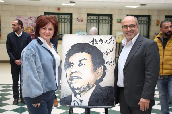 عمل جديد للرسامة الفلسطينية المبدعة ميس ابو صاع