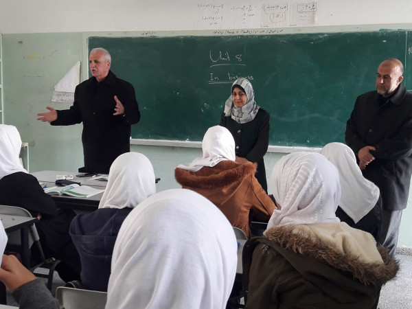 مدير تعليم الشمال يتفقد أضرار "ذات الصواري" إثر القصف الإسرائيلي