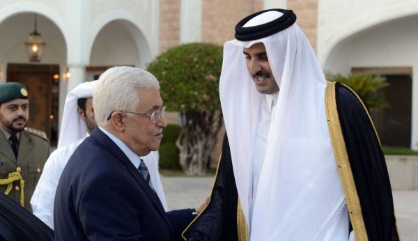 تفاصيل اتصال هاتفي بين أمير قطر الشيخ تميم والرئيس عباس