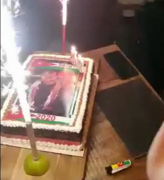 شاهد: الاحتفال بعيد ميلاد العاهل الأردني في رام الله
