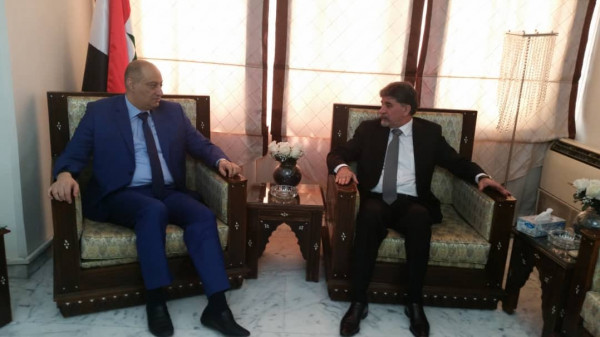 السفير عبد الهادي يبحث مع وزير الإعلام السوري مستجدات القضية الفلسطينية