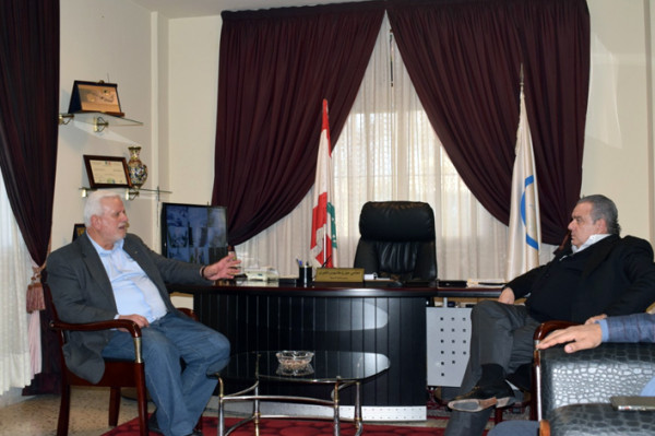 بلدية الرميلة تستقبل أبو العردات على رأس وفد فلسطيني من منظمة التحرير
