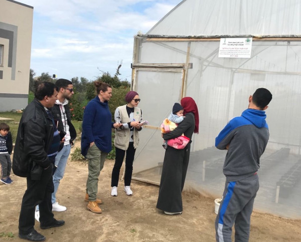 العمل الزراعي والمساعدات الشعبية النرويجية ينفذان زيارة ميدانية جنوب قطاع غزة