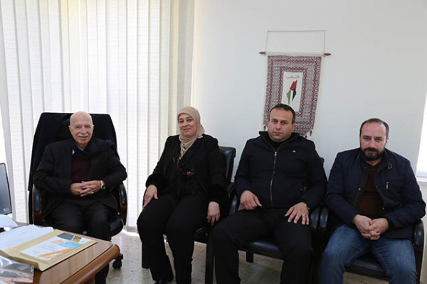 رئيس مجلس أمناء جامعة الخليل يستقبل محافظ رام الله
