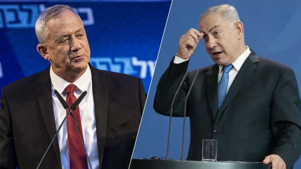 نتنياهو لغانتس: إسرائيل تحتاج لقائد قوي وليس جباناً
