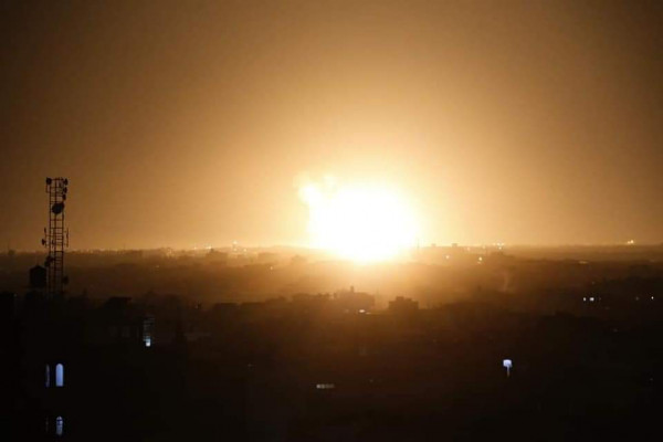"الإعلامي الحكومي" بغزة يكشف حصيلة القصف الإسرائيلي الليلة الماضية