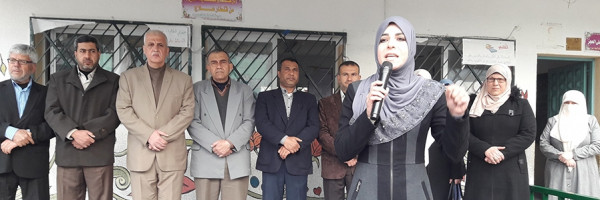 مديرية شمال غزة تنفذ حملة للدعم النفسي لطالبات ومعلمات "فاطمة بنت أسد"