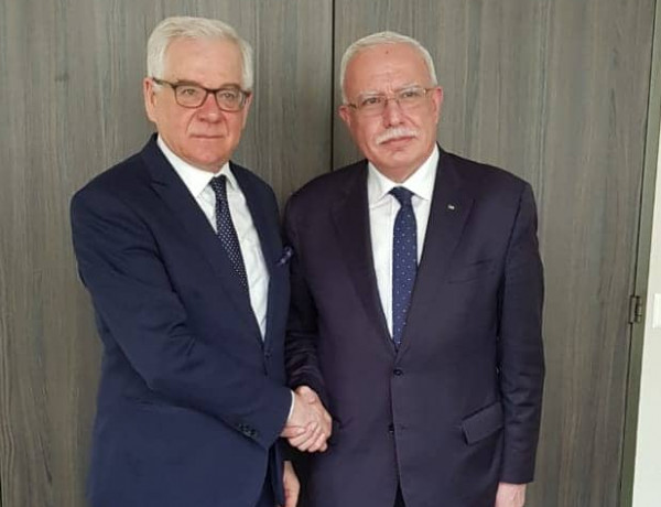 المالكي يطالب بولندا بدعم قرارات فلسطين امام مجلس حقوق الانسان
