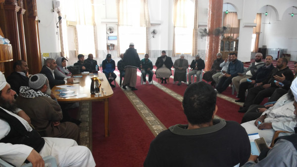 أوقاف أريحا و"الصحة" تعقدان ورشة عمل (حول فايروس كورونا) لموظفي المساجد