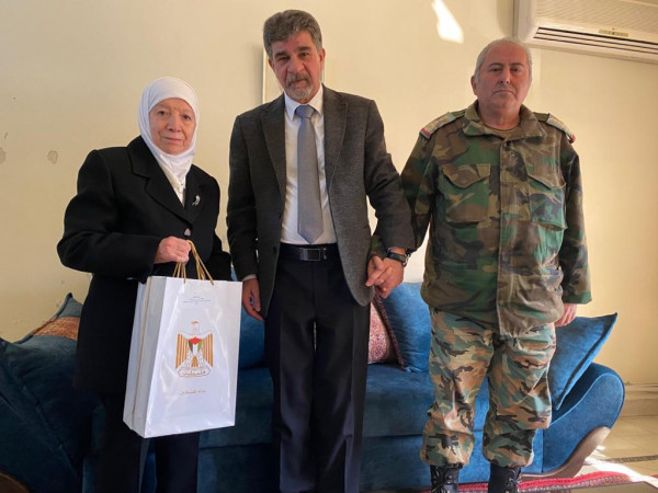 مكرمة رئاسية لعائلة المرحوم اللواء مصباح البديري قائد جيش التحرير الفلسطيني السابق