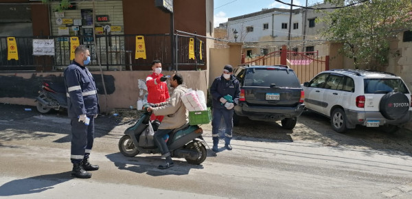 جمعية الشفاء تستمر في إطلاق مشاريعها لتعقيم المخيمات الفلسطينية في لبنان