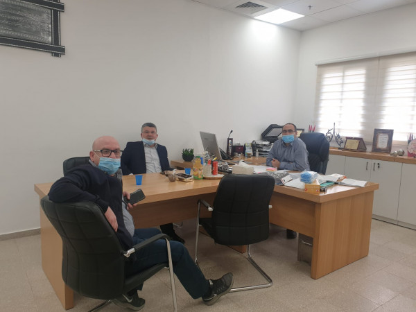 جبارين وكبها يناقشان الاوضاع الصحية بوادي عارة ويناشدان الأهالي الالتزام بالتعليمات
