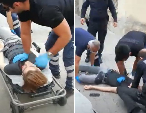 شاهد: لحظة قتل شاب سوري في تركيا