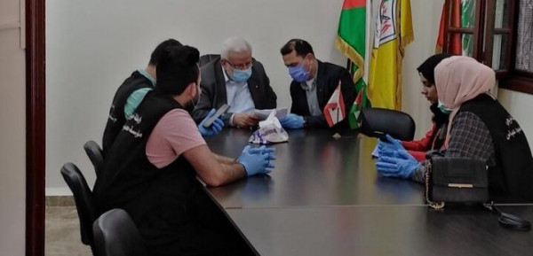 رابطة خريجي مؤسسة محمود عباس في زيارة لفتحي أبو العردات في صيدا