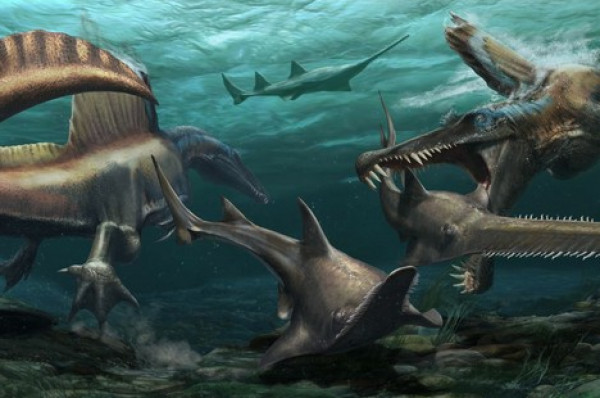 اكتشاف أول "ديناصور مائي" بالعالم في بلد عربي