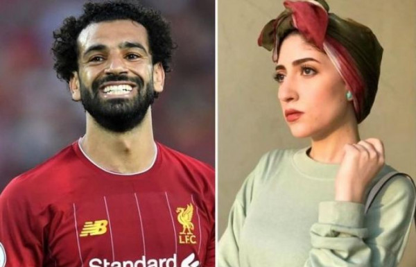 مصرية حسناء تحول وجهها إلى محمد صلاح