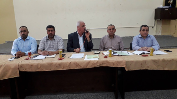 مديرية شمال غزة تعقد اجتماعاً لرؤساء لجان الثانوية العامة