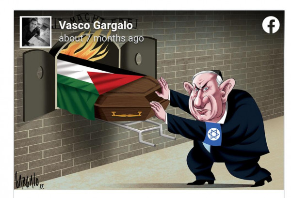 منتدى الإعلاميين الفلسطينيين يدين مطالبة الاحتلال الإسرائيلي بطرد رسام كاريكاتير برتغالي
