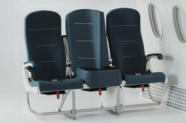 تصميم مقاعد جديدة للطائرات لإجبار المسافرين على التباعد
