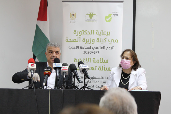 وزيرة الصحة: مختبراتنا قادرة على فحص جميع أنواع الأغذية المطروحة في السوق الفلسطينية