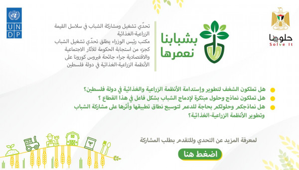 منصة (حلّوها) تطلق أولى تحدياتها لتشغيل الشباب في قطاع الزراعة