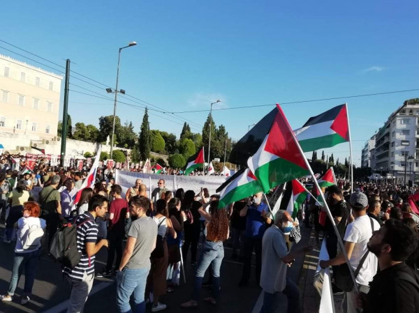 فلسطين حاضرة في مظاهرات اليونان
يين ضد الاضطهاد والعنصرية | دنيا الوطن