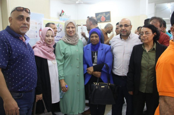 مفوضية المكاتب الحركية في إقليم غرب غزة تنظم حملة التبرع بالدم