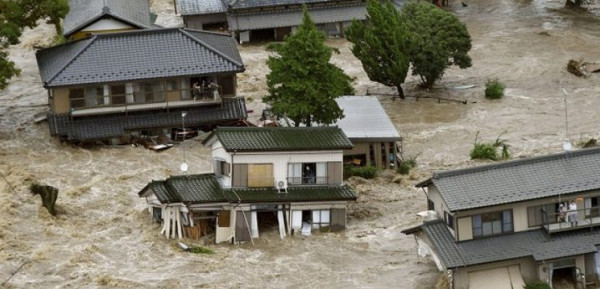 وفاة حوالي 60 شخصاً في اليابان نتيجة الفيضانات والانهيارات الأرضية