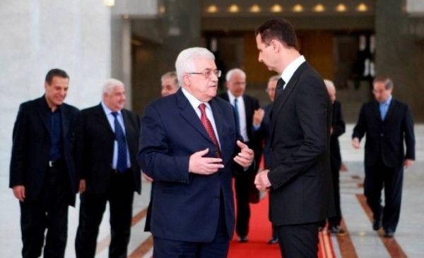 رسالة جوابية خطية من بشار الأسد إلى الرئيس عباس