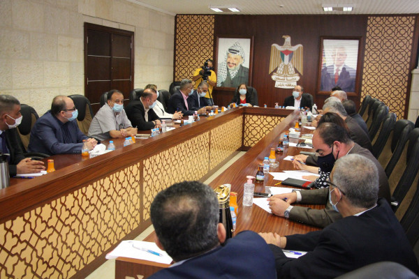 محافظة نابلس تستضيف اجتماعاً لمحافظي الشمال ووزارة الصحة لبحث ملف (كورونا)