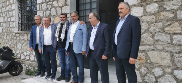 السفير طوباسي يزور أحد متاحف جرائم النازية ضد اليونان
