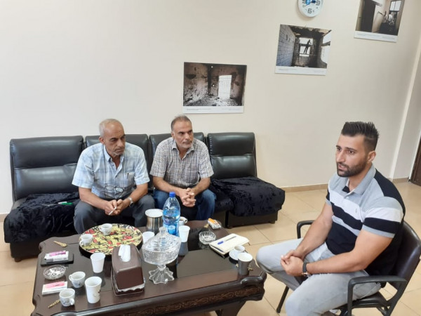 اللجنه الشعبية تلتقي مديرخدمات الانروا بعين الحلوة وتطالب بتحسين التقديمات