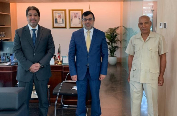 السفير الكويتي في رومانيا يستقبل الدكتور محمد عياش