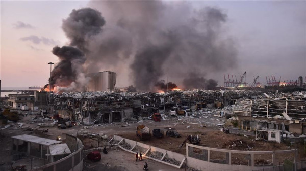 حماس: ارتقاء فلسطينيين بانفجار بيروت دليل على وحدة الدم والمصير بين الشعبين
