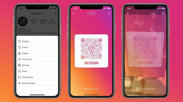 (إنستغرام) تطلق رموز QR على مستوى العالم